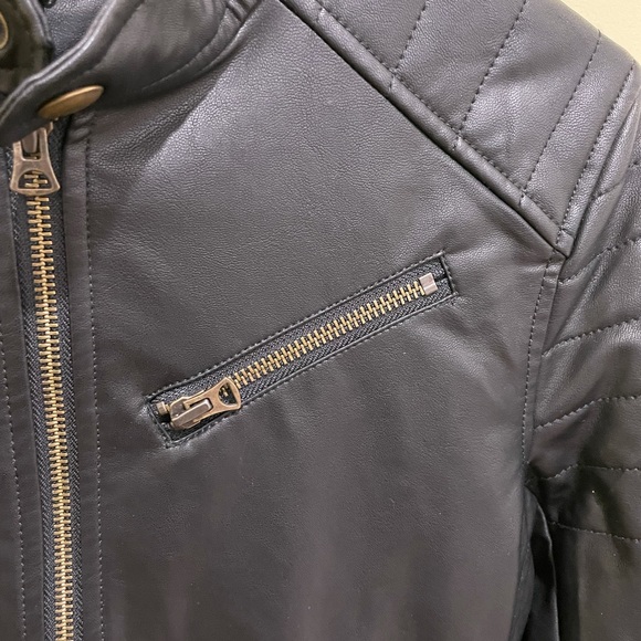 Polo faux leather jacket - Picture 5 of 11